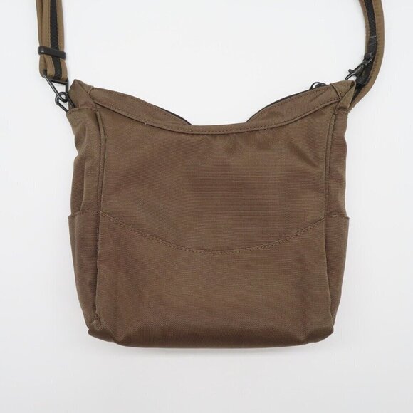 Pacsafe CitySafe 100 Brown Black Travel Security Crossbody Handbag Purse Bag - Picture 8 of 11